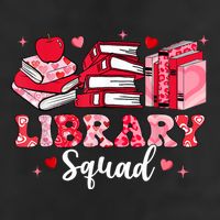 Library Squad Book Leopard Hearts Librarian Valentines Day Microfiber Hand Towel