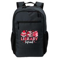 Library Squad Book Leopard Hearts Librarian Valentines Day Backpack