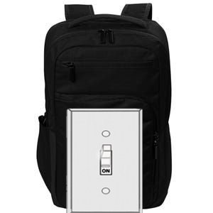 Light Switch & Bulb Halloween Matching Couple Impact Tech Backpack