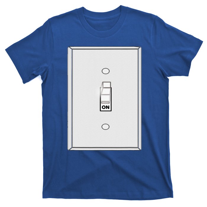 Light Switch & Bulb Halloween Matching Couple T-Shirt