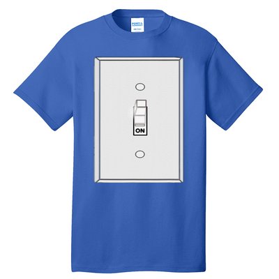 Light Switch & Bulb Halloween Matching Couple Tall T-Shirt