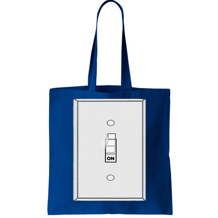 Light Switch & Bulb Halloween Matching Couple Tote Bag