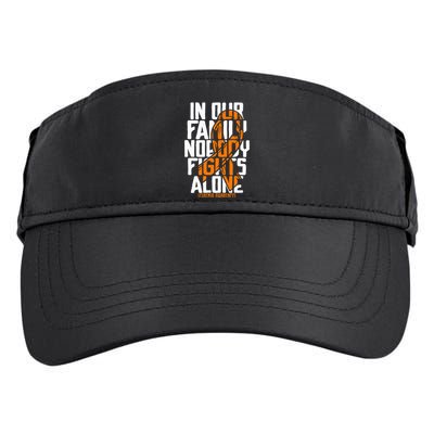 Leukemia Support Blood Cancer Tee Family Leukemia Awareness Adult Drive Performance Visor