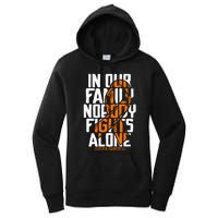 Leukemia Support Blood Cancer Tee Family Leukemia Awareness Women's Pullover Hoodie