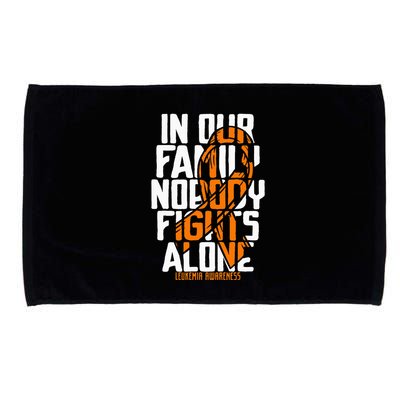Leukemia Support Blood Cancer Tee Family Leukemia Awareness Microfiber Hand Towel