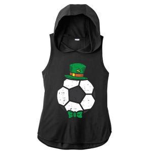 Leprechaun Soccer Ball St Patricks Day Sports Football Gift Cute Gift Ladies PosiCharge Tri-Blend Wicking Draft Hoodie Tank