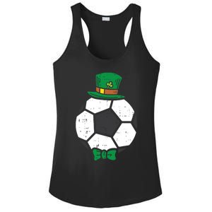 Leprechaun Soccer Ball St Patricks Day Sports Football Gift Cute Gift Ladies PosiCharge Competitor Racerback Tank