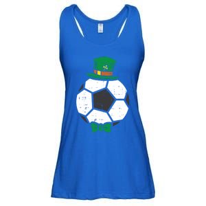 Leprechaun Soccer Ball St Patricks Day Sports Football Gift Cute Gift Ladies Essential Flowy Tank