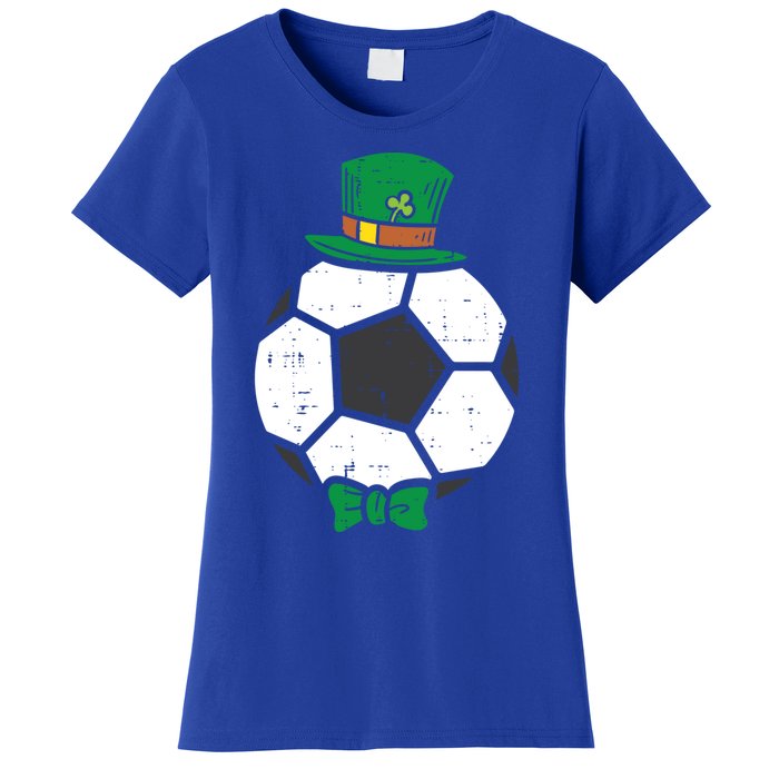 Leprechaun Soccer Ball St Patricks Day Sports Football Gift Cute Gift Women's T-Shirt