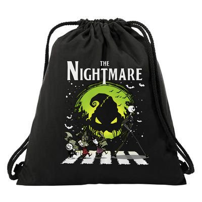 Lock Shock Barrel Walking Scary Road Halloween Drawstring Bag