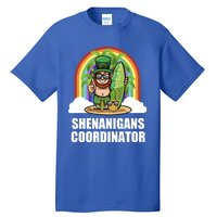 Leprechaun Surfing Beach Funny St Patricks Day Teacher Gift Tall T-Shirt