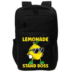 Lemonade Stand Boss Lemon Juice Lemonade Stand Impact Tech Backpack