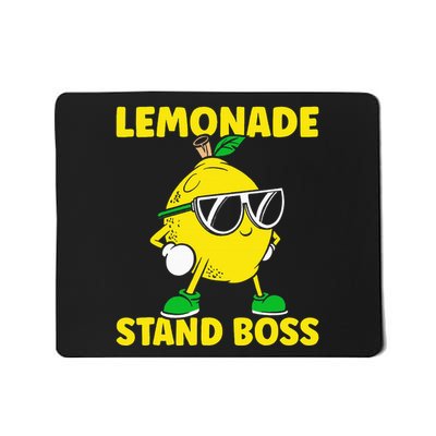 Lemonade Stand Boss Lemon Juice Lemonade Stand Mousepad