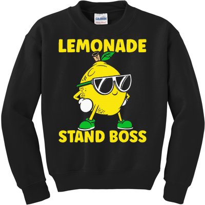 Lemonade Stand Boss Lemon Juice Lemonade Stand Kids Sweatshirt