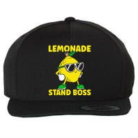Lemonade Stand Boss Lemon Juice Lemonade Stand Wool Snapback Cap