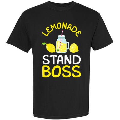 Lemonade Stand Boss Lemon Juice Gift Garment-Dyed Heavyweight T-Shirt