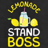 Lemonade Stand Boss Lemon Juice Gift 7 Panel Mesh Trucker Snapback Hat