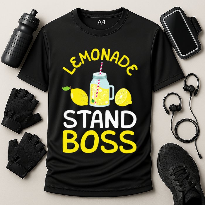 Lemonade Stand Boss Lemon Juice Gift Performance Shirt