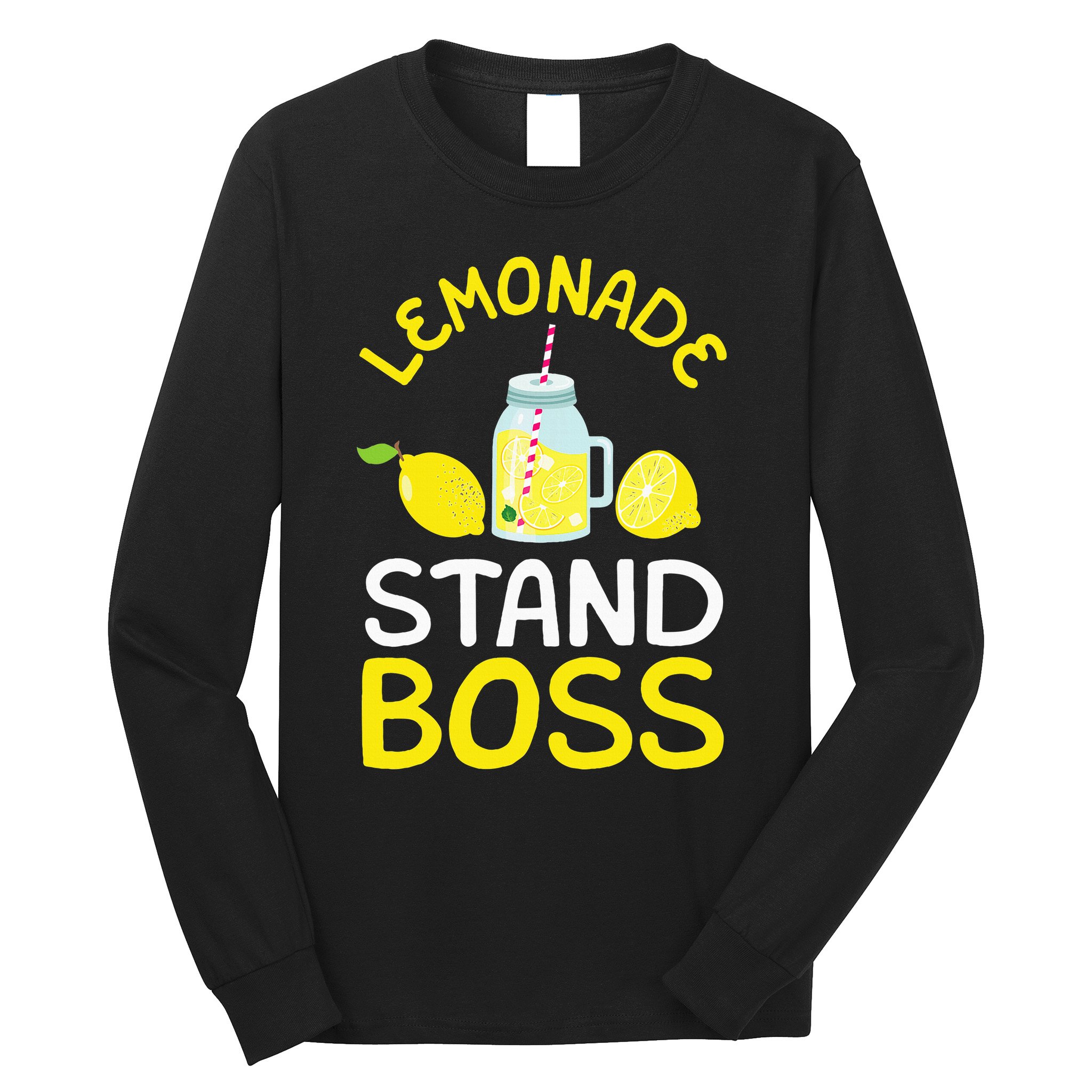 Lemonade Stand Boss Lemon Juice Gift Long Sleeve Shirt