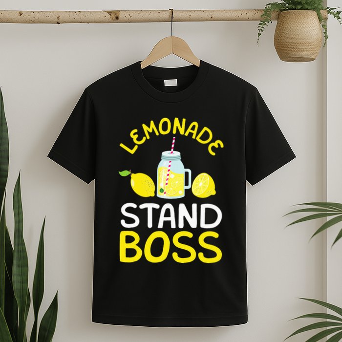 Lemonade Stand Boss Lemon Juice Gift T-Shirt