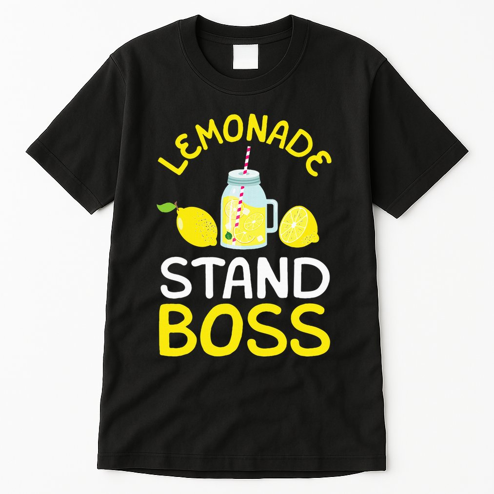 Lemonade Stand Boss Lemon Juice Gift Tall T-Shirt