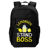 Lemonade Stand Boss Lemon Juice Gift Daily Commute Backpack