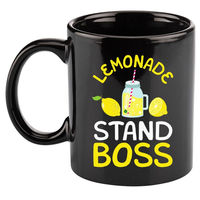 Lemonade Stand Boss Lemon Juice Gift 11oz C Handle Ceramic Mug