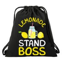 Lemonade Stand Boss Lemon Juice Gift Drawstring Bag