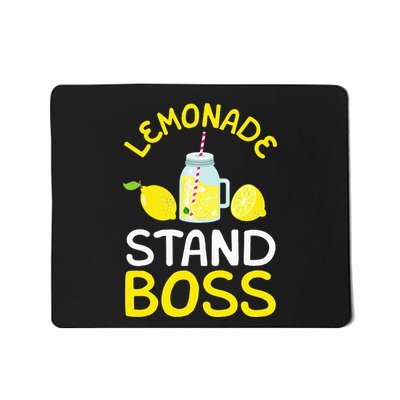 Lemonade Stand Boss Lemon Juice Gift Mousepad