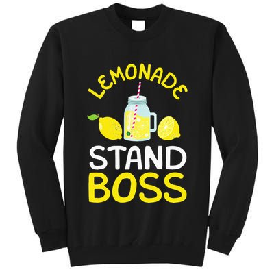 Lemonade Stand Boss Lemon Juice Gift Tall Sweatshirt