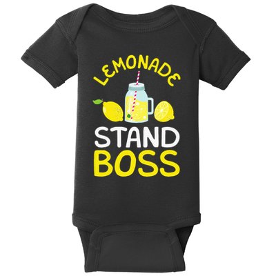 Lemonade Stand Boss Lemon Juice Gift Baby Bodysuit