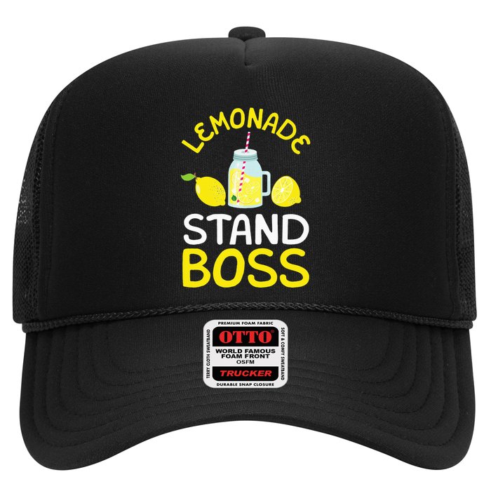 Lemonade Stand Boss Lemon Juice Gift Trucker Hat