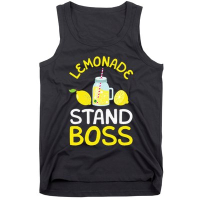 Lemonade Stand Boss Lemon Juice Gift Tank Top