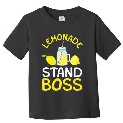 Lemonade Stand Boss Lemon Juice Gift Toddler T-Shirt