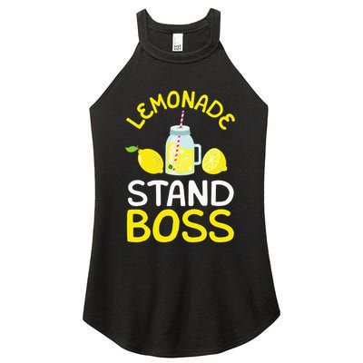 Lemonade Stand Boss Lemon Juice Gift Women's Perfect Tri Rocker Tank