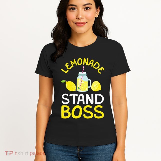 Lemonade Stand Boss Lemon Juice Gift Womens T-Shirt