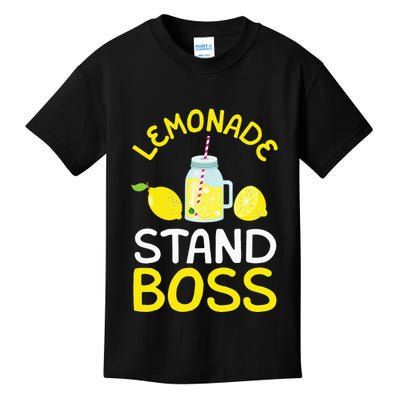 Lemonade Stand Boss Lemon Juice Gift Kids T-Shirt