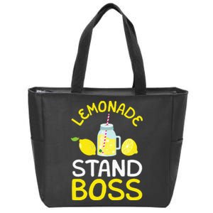 Lemonade Stand Boss Lemon Juice Gift Zip Tote Bag