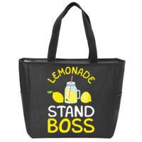 Lemonade Stand Boss Lemon Juice Gift Zip Tote Bag