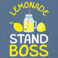 Lemonade Stand Boss Lemon Juice Gift Garment-Dyed Sweatshirt