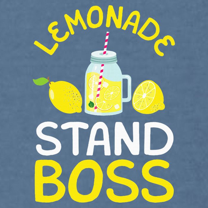 Lemonade Stand Boss Lemon Juice Gift Garment-Dyed Sweatshirt