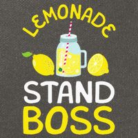 Lemonade Stand Boss Lemon Juice Gift Cotton Canvas Backpack