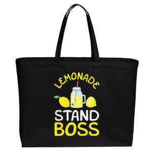 Lemonade Stand Boss Lemon Juice Gift Cotton Canvas Jumbo Tote