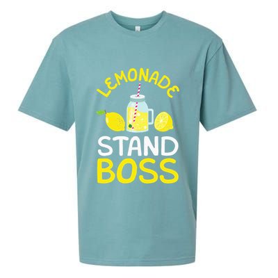 Lemonade Stand Boss Lemon Juice Gift Sueded Cloud Jersey T-Shirt