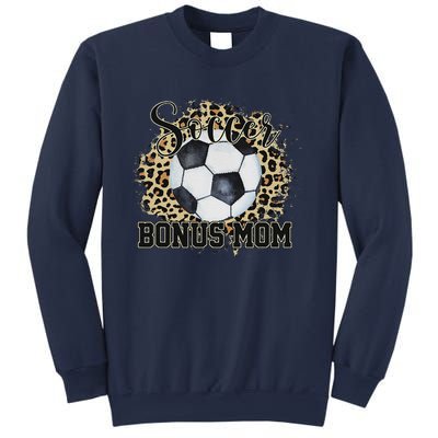 Leopard Soccer Bonus Mom Stepmother MotherS Day Sweatshirt