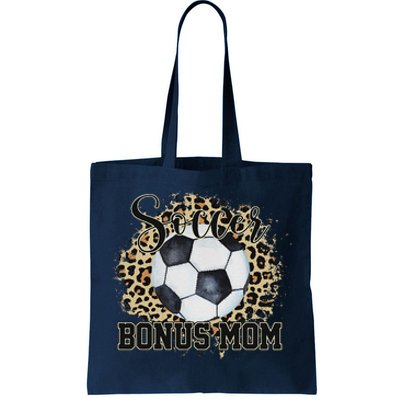 Leopard Soccer Bonus Mom Stepmother MotherS Day Tote Bag