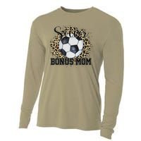 Leopard Soccer Bonus Mom Stepmother MotherS Day Cooling Performance Long Sleeve Crew