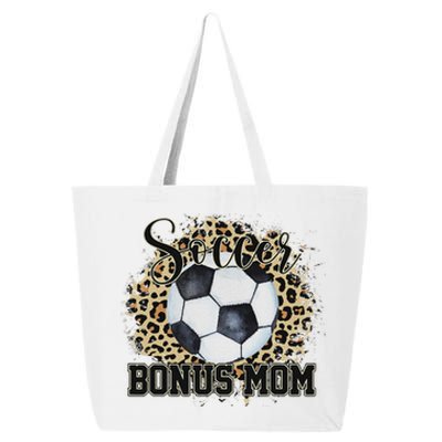 Leopard Soccer Bonus Mom Stepmother MotherS Day 25L Jumbo Tote