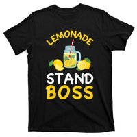 Lemonade Stand Boss Lemon Juice Gift Summer Drink T-Shirt