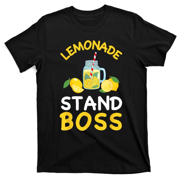 Lemonade Stand Boss Lemon Juice Gift Summer Drink T-Shirt